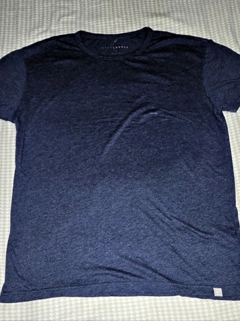 AEROLOUNGE Men's Blue Short Sleeve Tee Size Medium